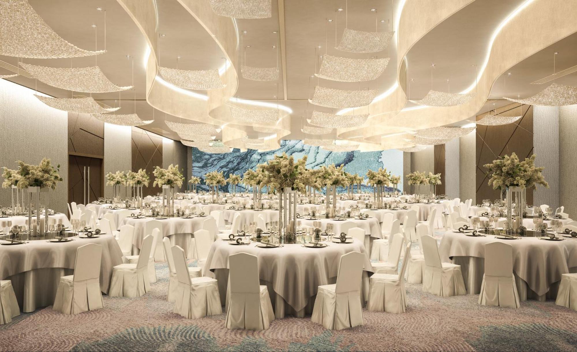 Moevenpick Hotel & Apartments Ghala Muscat Exteriör bild The Grand Ballroom
