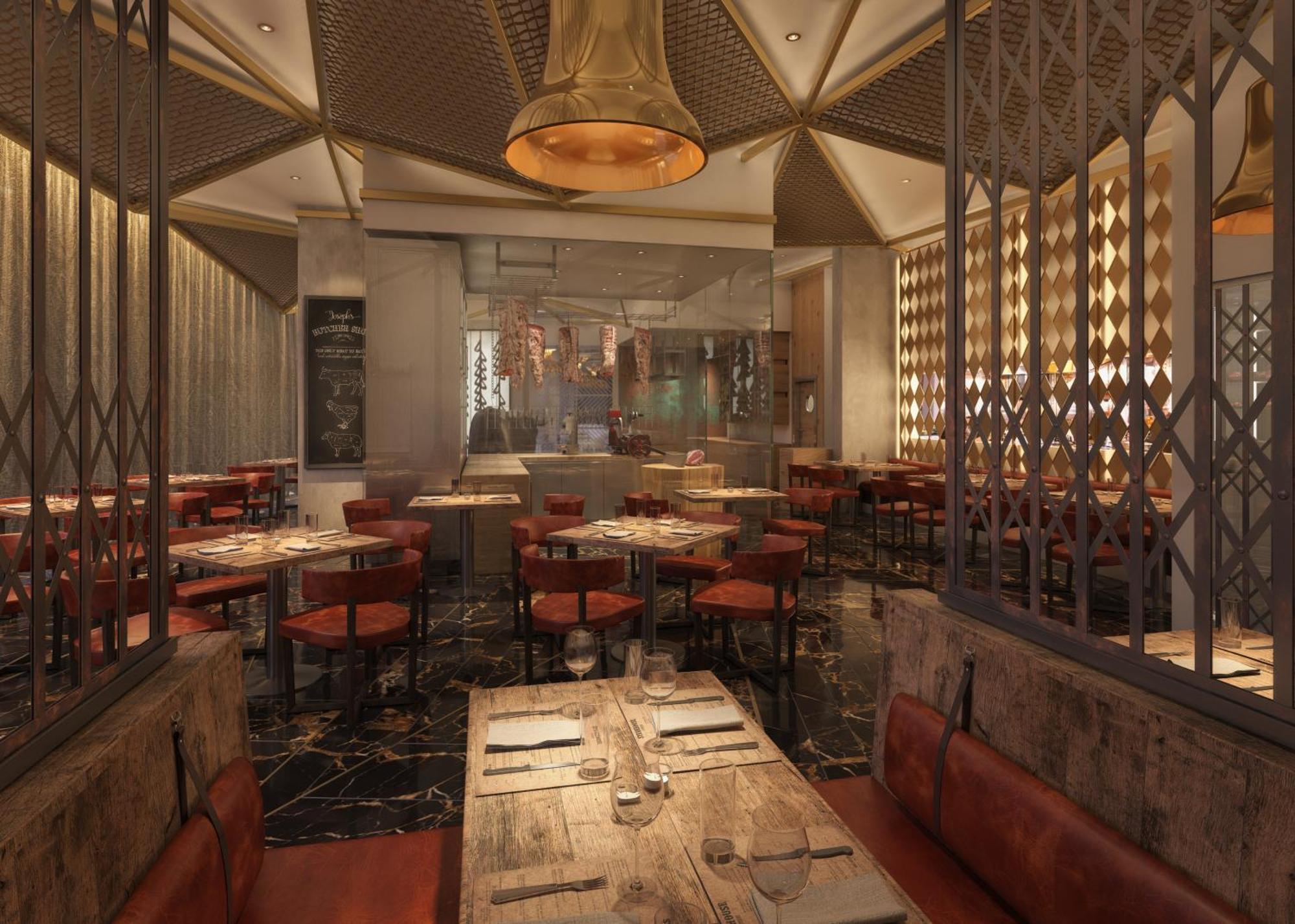 Moevenpick Hotel & Apartments Ghala Muscat Exteriör bild Interior of the restaurant